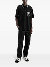 logo-print polo shirt